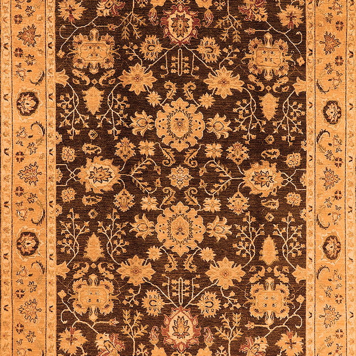 Oriental Orange Traditional Rug, urb608org