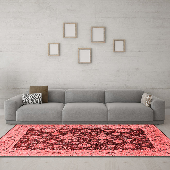 Traditional Red Washable Rugs