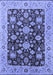 Oriental Blue Traditional Rug, urb608blu