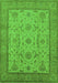 Oriental Green Traditional Rug, urb609grn