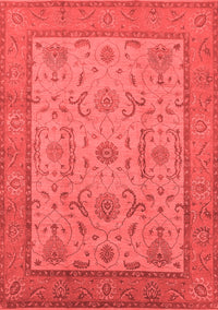 Oriental Red Traditional Rug, urb609red