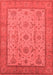 Oriental Red Traditional Area Rugs