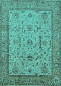 Oriental Turquoise Traditional Rug, urb609turq