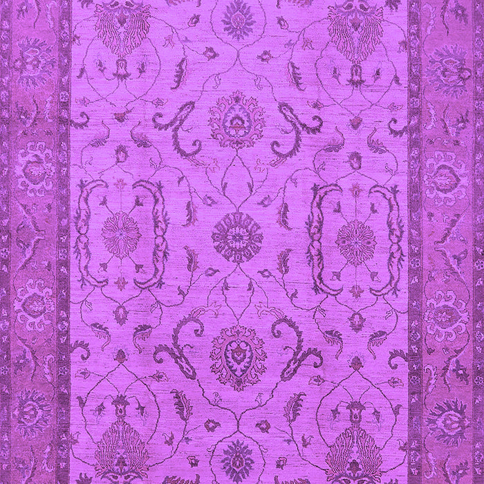 Machine Washable Oriental Purple Traditional Area Rugs, wshurb609pur