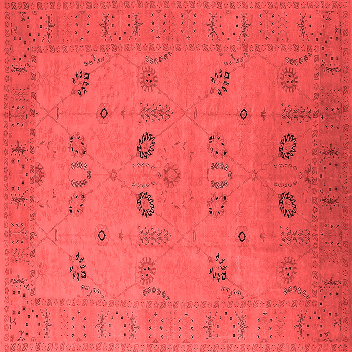 Oriental Red Traditional Rug, urb610red