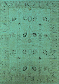 Oriental Turquoise Traditional Rug, urb610turq