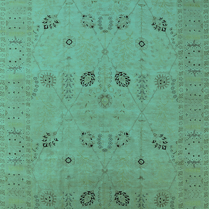 Oriental Turquoise Traditional Rug, urb610turq