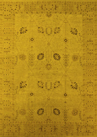 Oriental Yellow Traditional Rug, urb610yw