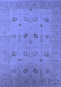 Oriental Blue Traditional Rug, urb610blu