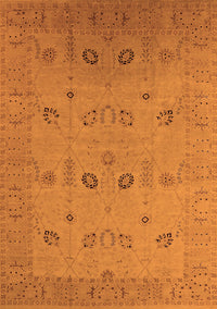 Oriental Orange Traditional Rug, urb610org