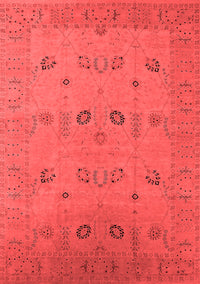 Oriental Red Traditional Rug, urb610red