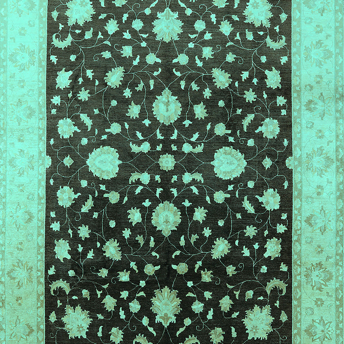 Oriental Turquoise Traditional Rug, urb611turq