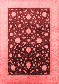 Oriental Red Traditional Rug, urb611red