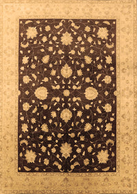 Oriental Brown Traditional Rug, urb611brn