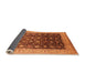 Sideview of Oriental Orange Traditional Rug, urb612org