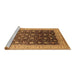 Sideview of Machine Washable Oriental Brown Traditional Rug, wshurb612brn