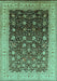Oriental Turquoise Traditional Rug, urb612turq