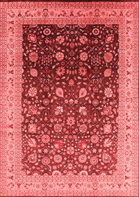 Oriental Red Traditional Rug, urb612red