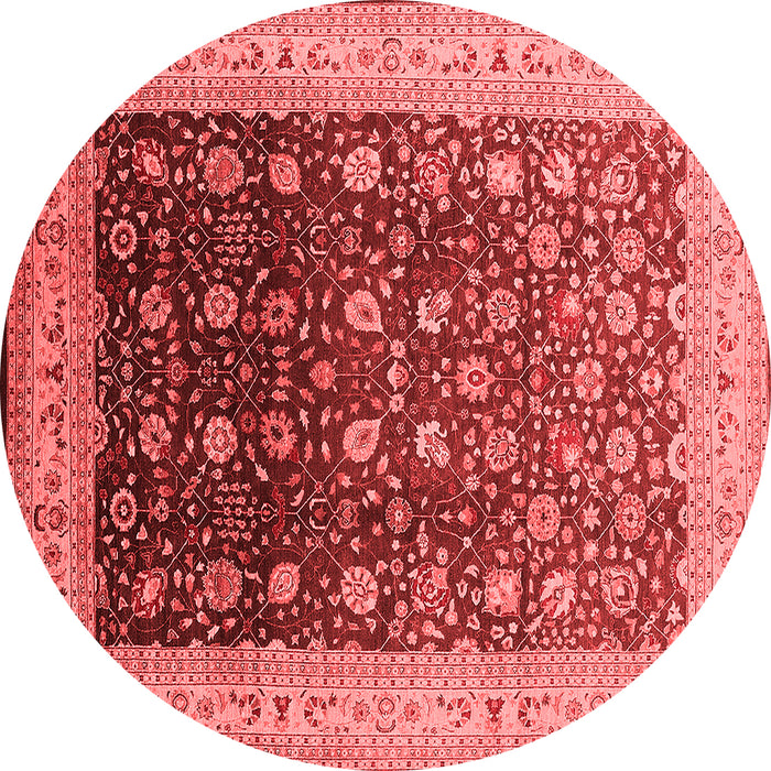 Machine Washable Oriental Red Traditional Rug, wshurb612red