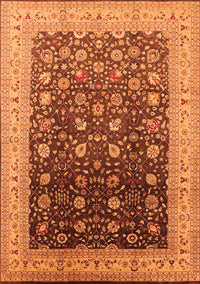 Oriental Orange Traditional Rug, urb612org