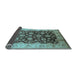 Sideview of Oriental Light Blue Traditional Rug, urb613lblu