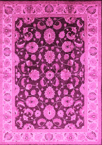 Oriental Pink Traditional Rug, urb613pnk