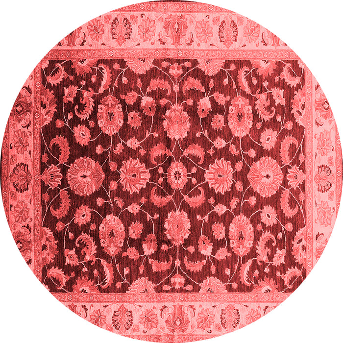 Machine Washable Oriental Red Traditional Rug, wshurb613red