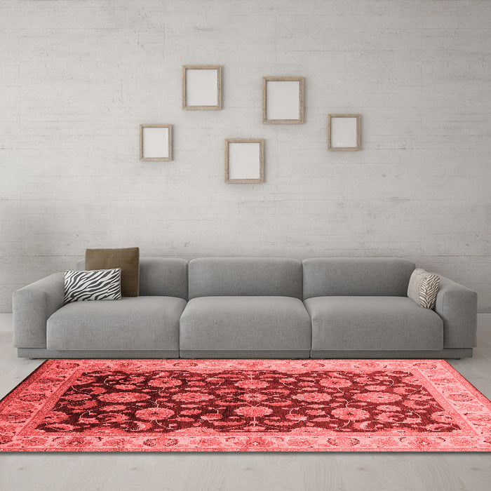 Traditional Red Washable Rugs