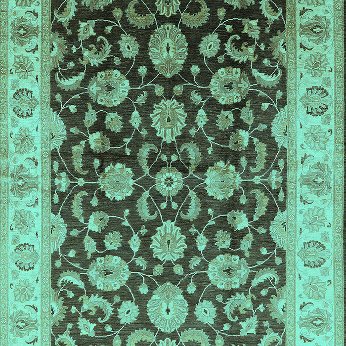Oriental Turquoise Traditional Rug, urb613turq