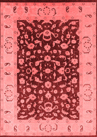 Oriental Red Traditional Rug, urb614red