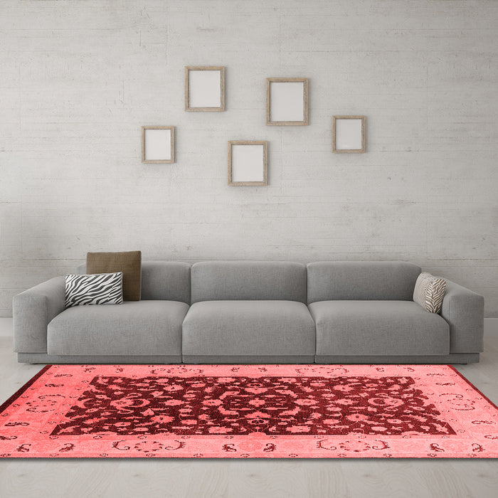 Traditional Red Washable Rugs