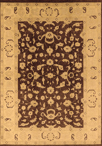 Oriental Brown Traditional Rug, urb614brn