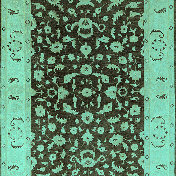 Oriental Turquoise Traditional Rug, urb614turq
