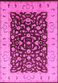 Oriental Pink Traditional Rug, urb614pnk