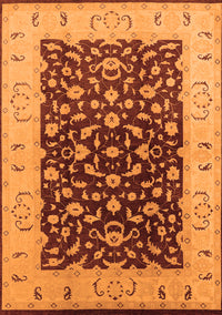 Oriental Orange Traditional Rug, urb614org