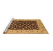 Sideview of Machine Washable Oriental Brown Traditional Rug, wshurb614brn