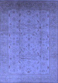 Oriental Blue Traditional Rug, urb615blu