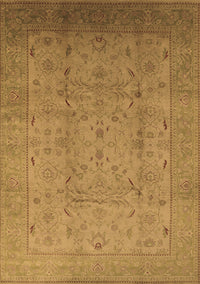 Oriental Brown Traditional Rug, urb615brn
