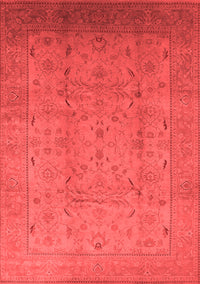 Oriental Red Traditional Rug, urb615red