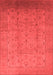Oriental Red Traditional Area Rugs