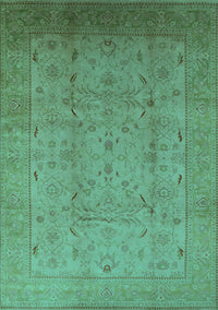 Oriental Turquoise Traditional Rug, urb615turq