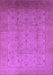 Machine Washable Oriental Purple Traditional Area Rugs, wshurb615pur