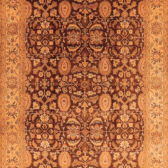 Oriental Orange Traditional Rug, urb616org