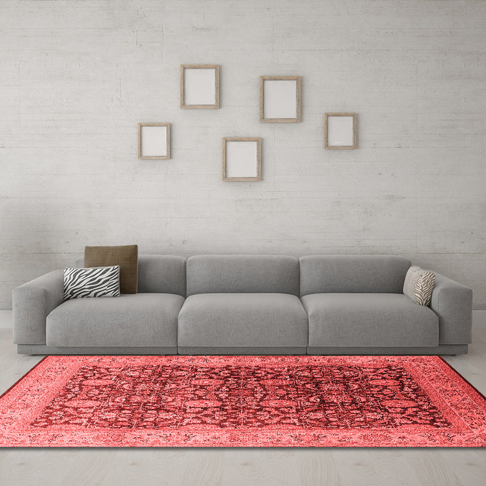 Traditional Red Washable Rugs