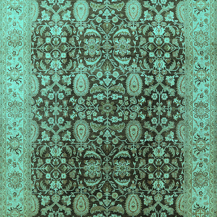 Oriental Turquoise Traditional Rug, urb616turq