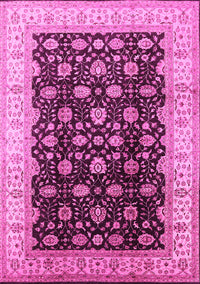 Oriental Pink Traditional Rug, urb617pnk