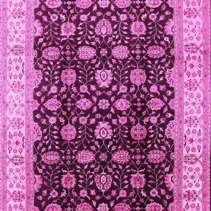 Oriental Pink Traditional Rug, urb617pnk