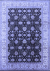 Oriental Blue Traditional Rug, urb617blu