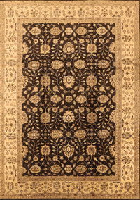 Oriental Brown Traditional Rug, urb617brn