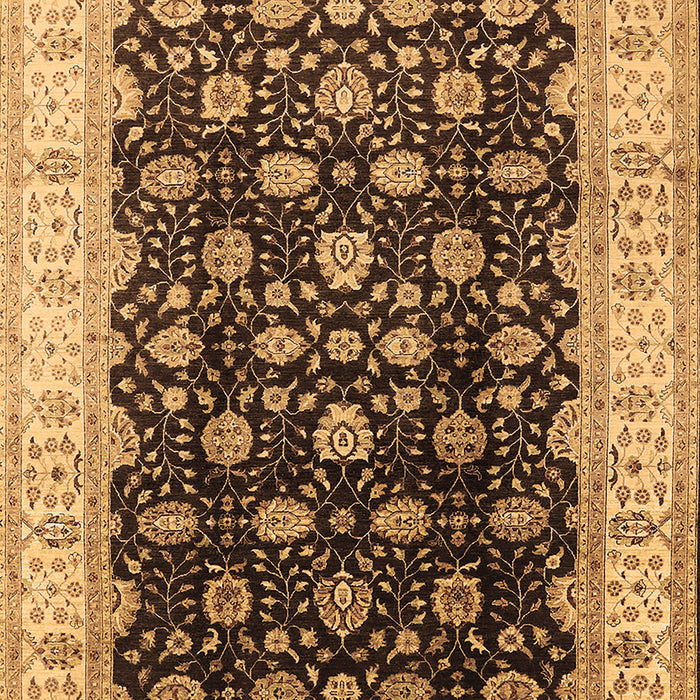 Oriental Brown Traditional Rug, urb617brn